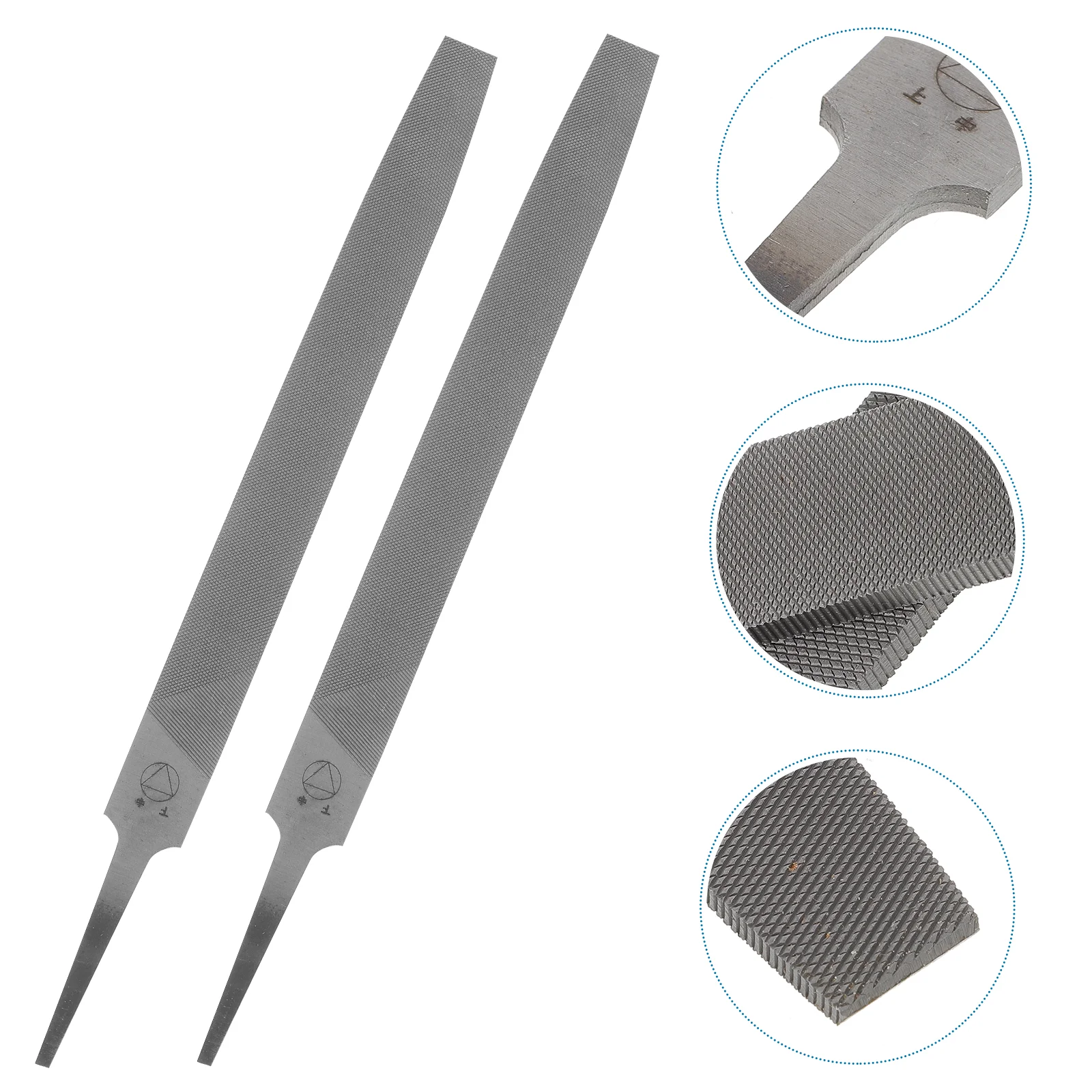 

2 Pcs Knife Sharpenings For Knivess for Knives Garden Tool Sharpener Fine Teeth File T2 Steel Flat Metal Polishing Hand Tool