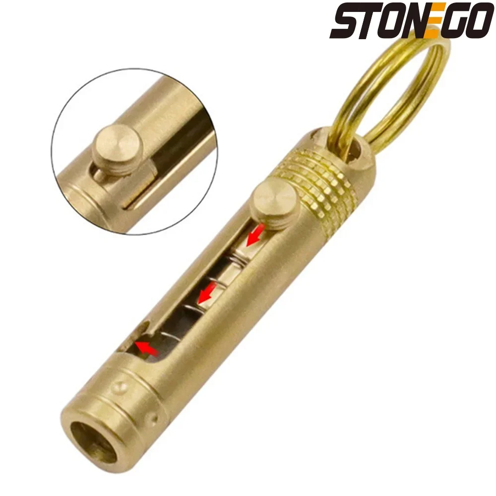 Brass Mini Paper Knife Key Chain Portable Outdoor Knife Art Knife Brass Handle Steel Blade paper cutter cutting knife art knife paper cutting knife