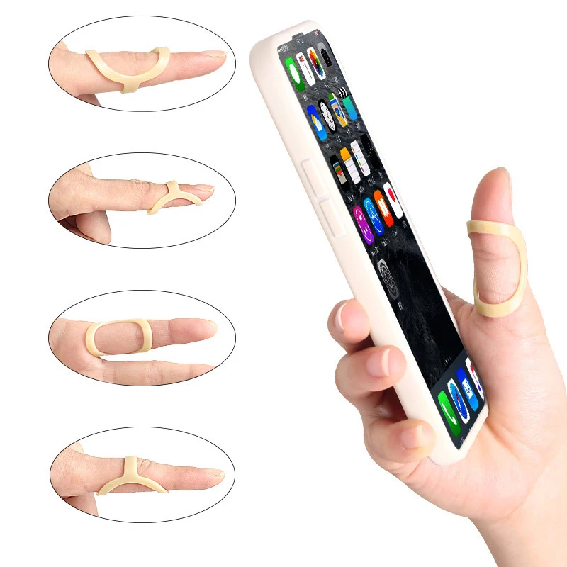 2PCS Finger Splint Fixed Ring Adjustable Broken Finger Joint Stabilizer Splint Bracket Protector Straightening Arthritis