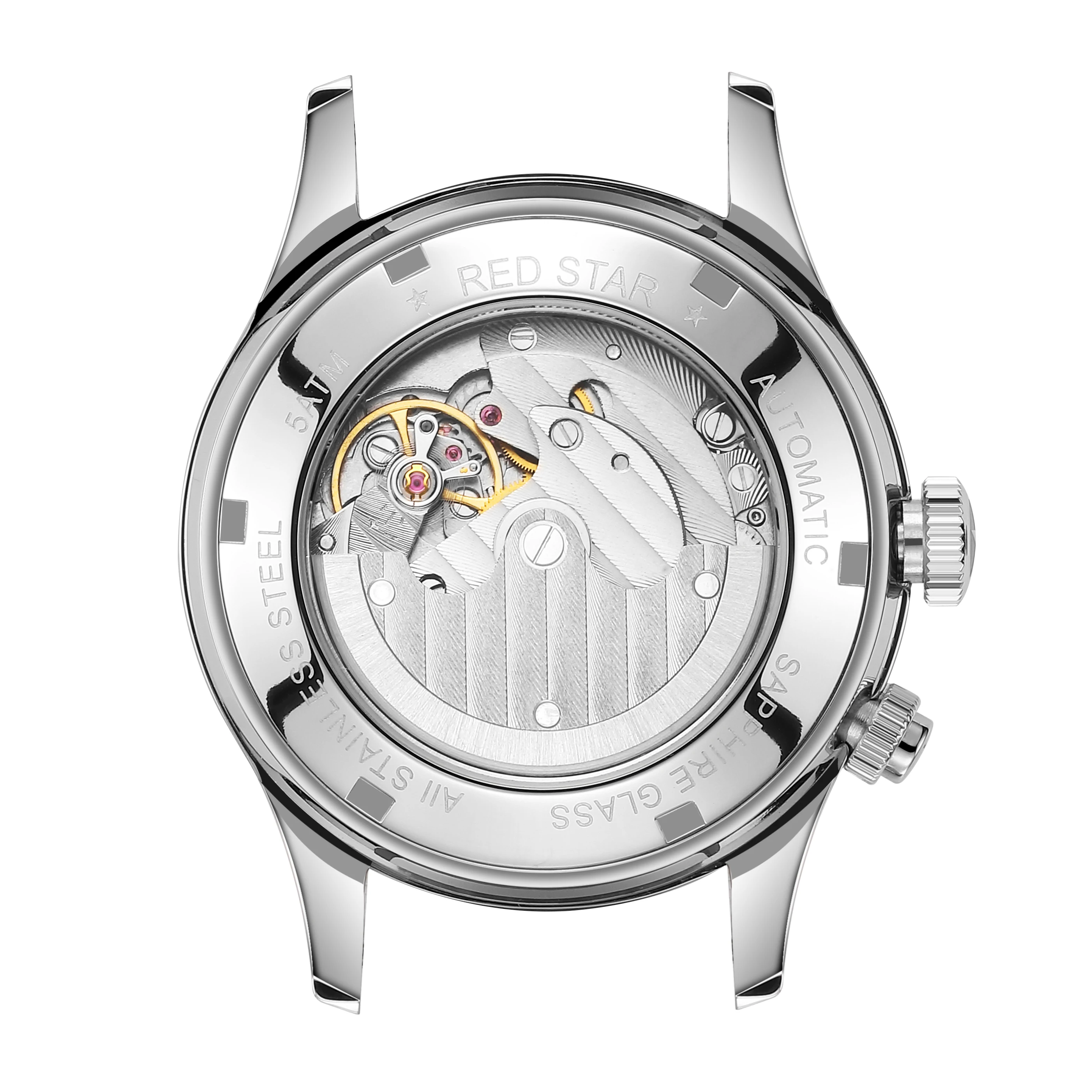 Red Star 40MM Mechanical Watch 5ATM Seagull ST1716 Automatic