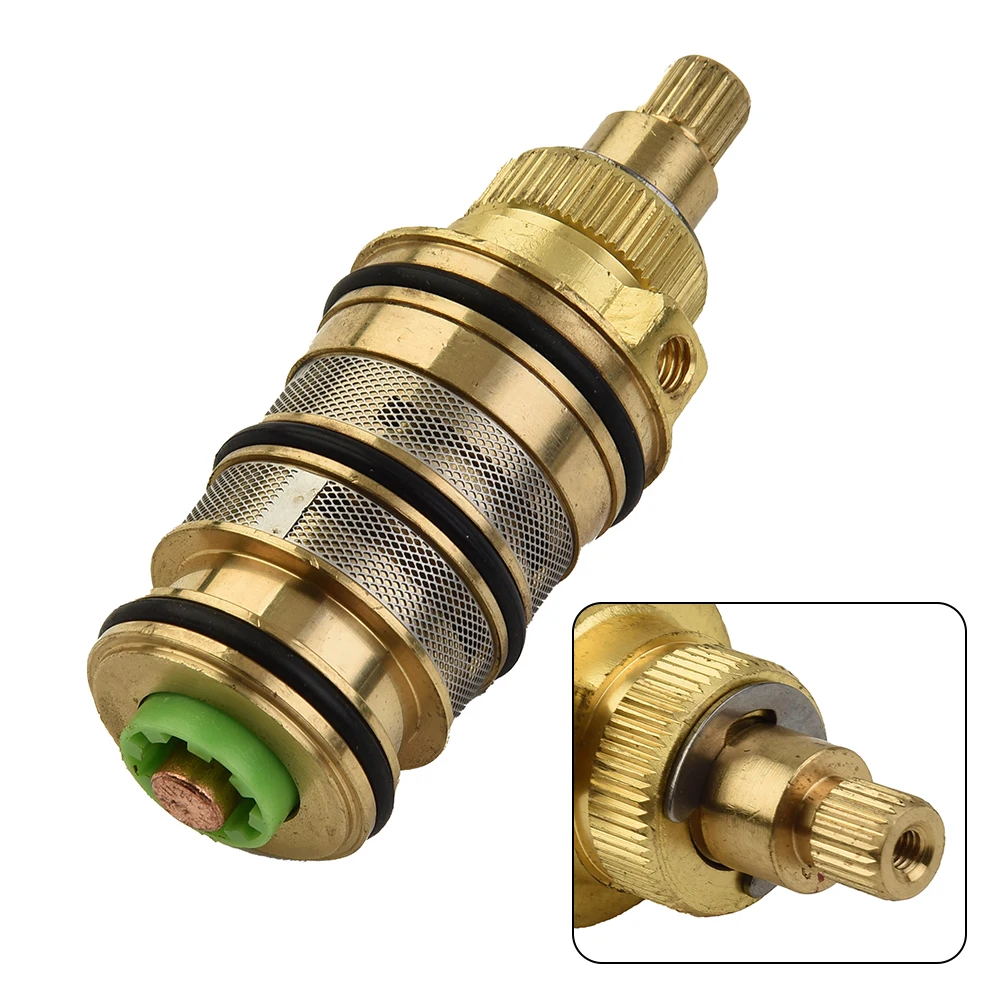 Thermostatic Shower Cartridge Brass Thermostatic Valve Spool Faucet Cartridge Bath Shower Temperature Клапан Для