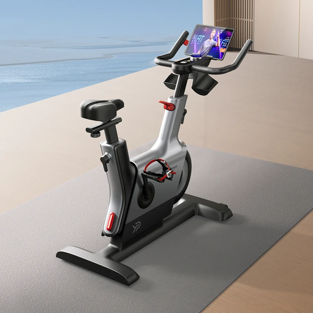 YPOO 6kg flywheel Two-way Magnetic Spinning Bike F2 home gym Spinning Bike Exercise Fitness Spin with YPOOFIT APP
