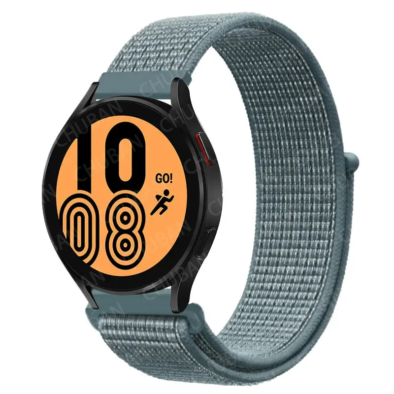 Nylon Loop Sport Watch Band Bracelet, 20mm/22mm Adjustable Strap