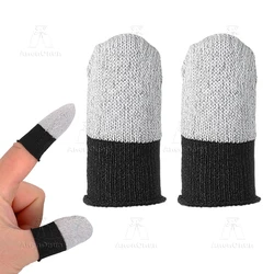 Ultra - Thin Anti - Slip Gaming Finger Sleeves - Breathable Carbon Fiber Touch Gloves - 1 Pair (Finger Sleeves)