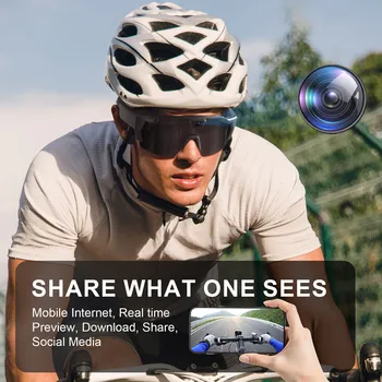 Smart Camera Glasses HD 1080P Cycling Action Sunglasses 64G ROM Video Recording Glasses Suitable for Men and Women 3