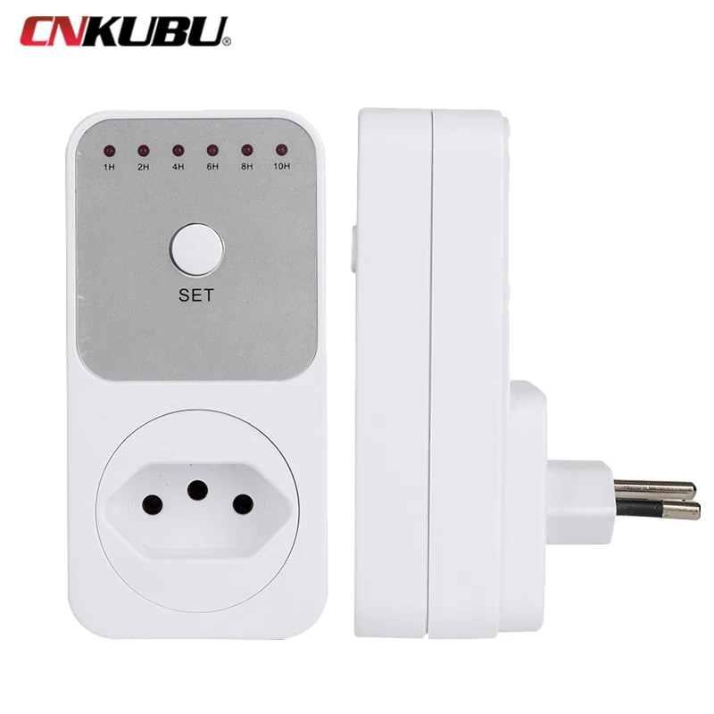 US EU UK 10Hr Countdown Timer Switch Socket Plug Intelligent Time Setting Control Socket Electricity Power Metering Socket 3
