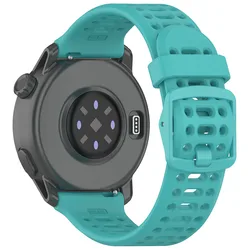 Enhanced Silicone Watchband - Sport Accessories Wristband Strap Bracelet for COROS Pace 3 (Waterduck)