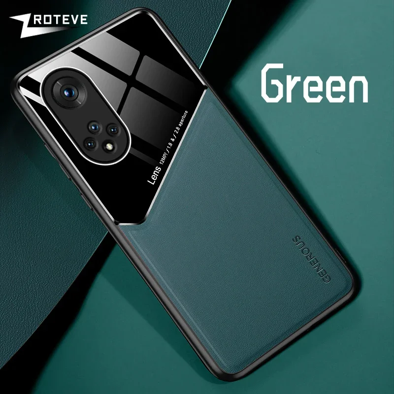 Premium PU Leather Magnetic Phone Case with Hard Shell Cover