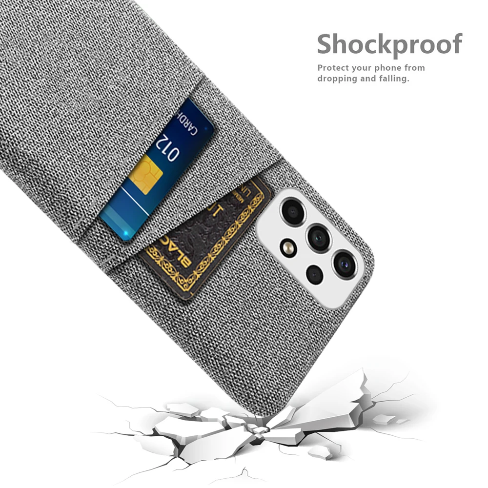 Custodia A Portafoglio Per Samsung A53 5G Panno Texture Fit Card Cover Per Telefono Per Samsung Galaxy A53 A52 A72 A51 A71 A32 A31 A23 A22 A12 A50