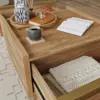 NEW Manhattan Gate Coffee Table, L: 31.02" x W: 30.95" x H: 16.06", Sindoori Mango Finish USA 5