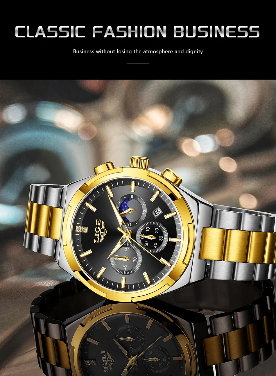 LIGE 89222 Watch for Men description image 17