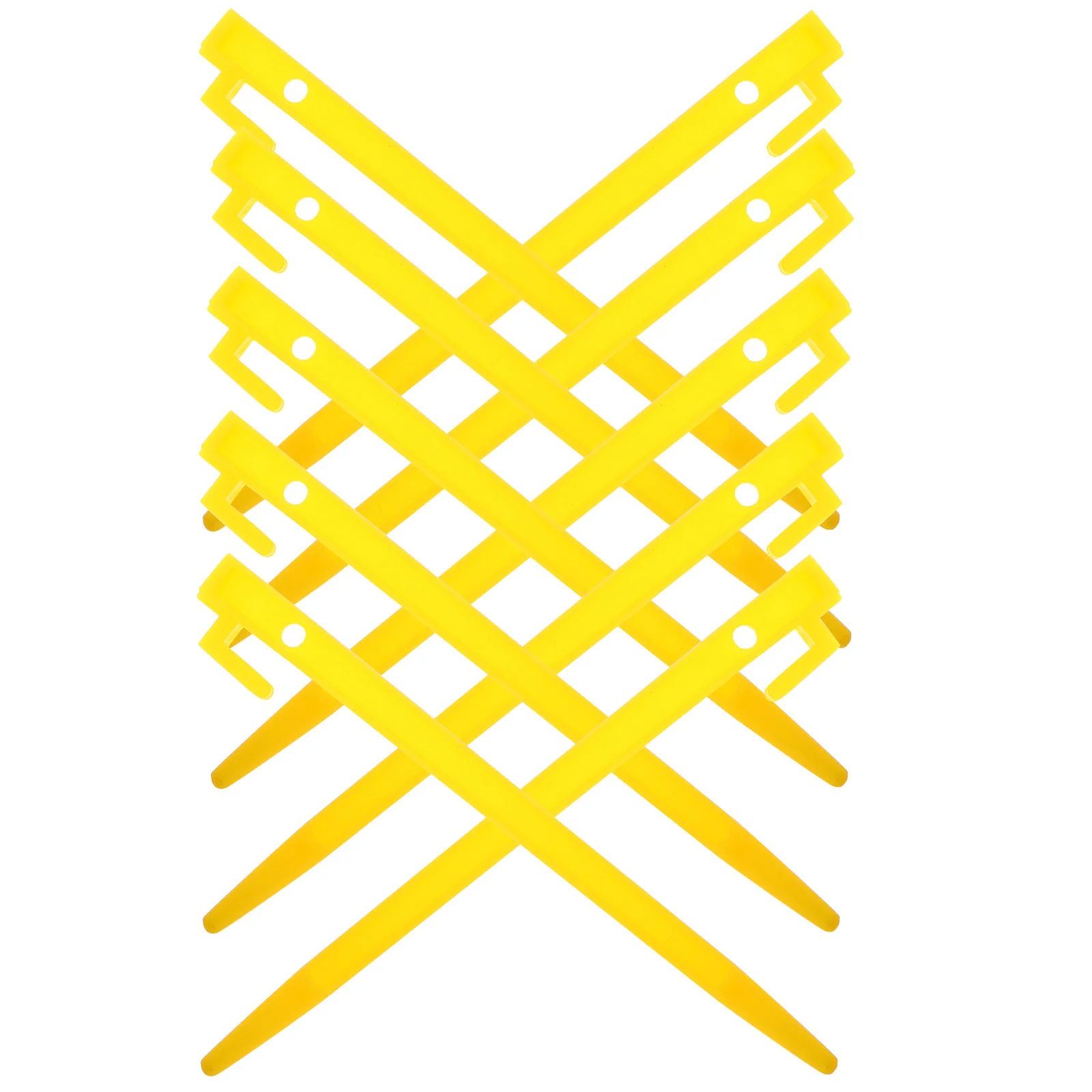 10 Pcs Tent Pegs Rv Camping Gear Ground Stakes Replaceable Nails Canopy Anchors Lawn Tools Scooter Accessories Garden Netting