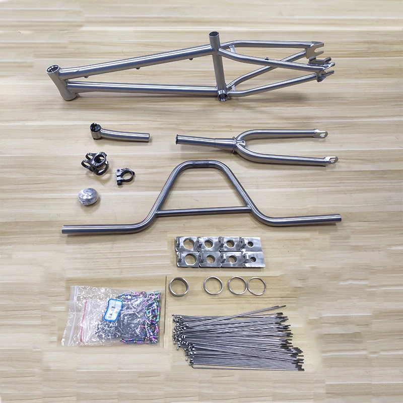 Extreme Sport Titanium BMX Bike Frame, Racing Bicycle Accessories