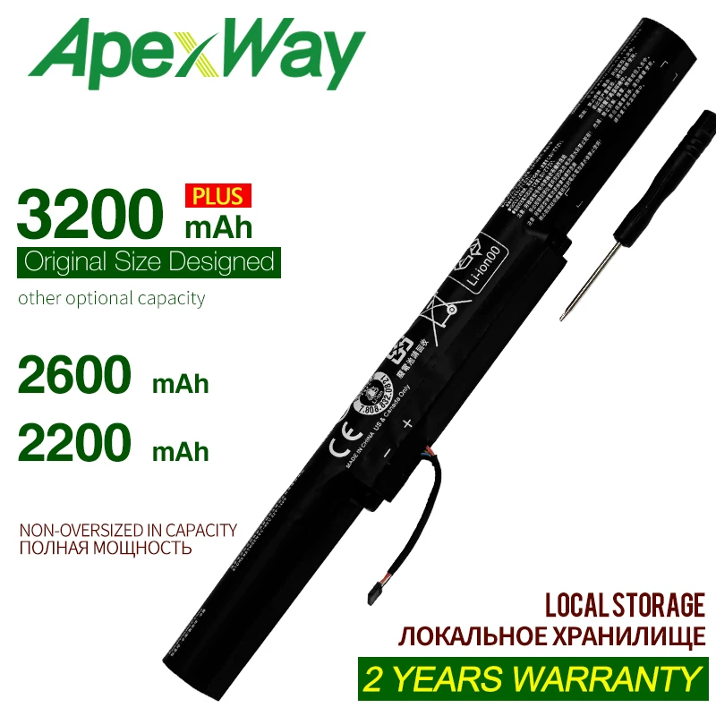 

ApexWay L14M4A01 Laptop Battery for LENOVO IdeaPad V4000 Y50C Z41 Z51 Z41-70 Z51-70 L14M4E01 L14S4A01 L14L4A01 L14L4E01