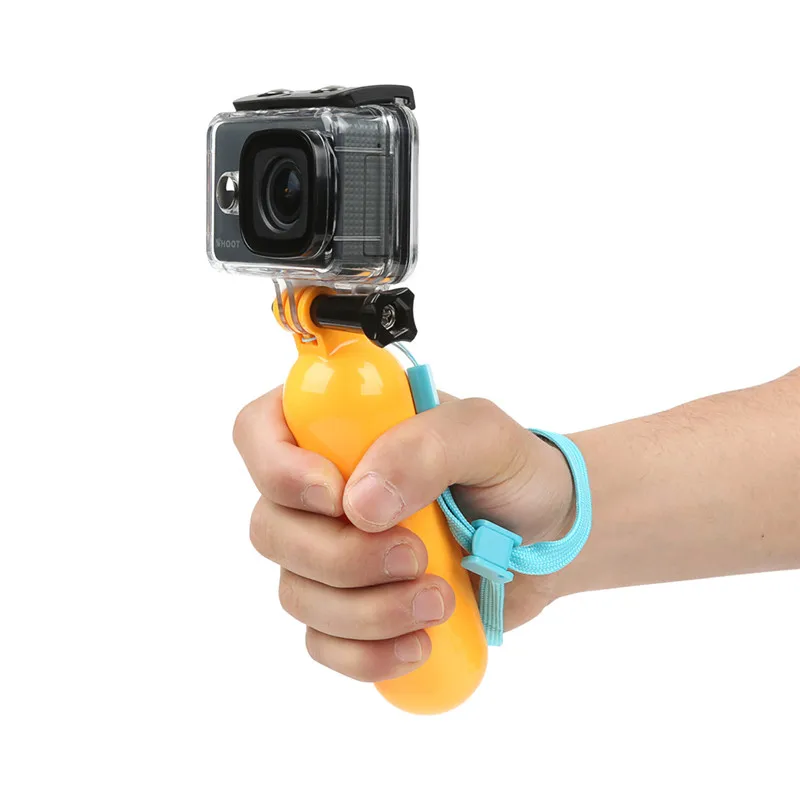 Impermeável Flutuante Hand Grip, Floaty Handle, Handler Kit Acessórios para Câmeras de Ação, Esportes Aquáticos, GoPro 12, 11, 10, 9, 8, 7