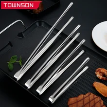 Stainless Steel Grill Tongs Barbecue Clip Kitchen Salad Food Tongs Tweezers Barbecue Cooking Clamp Tool Grill Tong