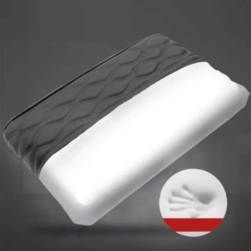 Leather Car Armrest Box Pad Center Console Arm Rest Protection Cushion Auto  Armrests Seat Box Heightening Soft Pad - AliExpress