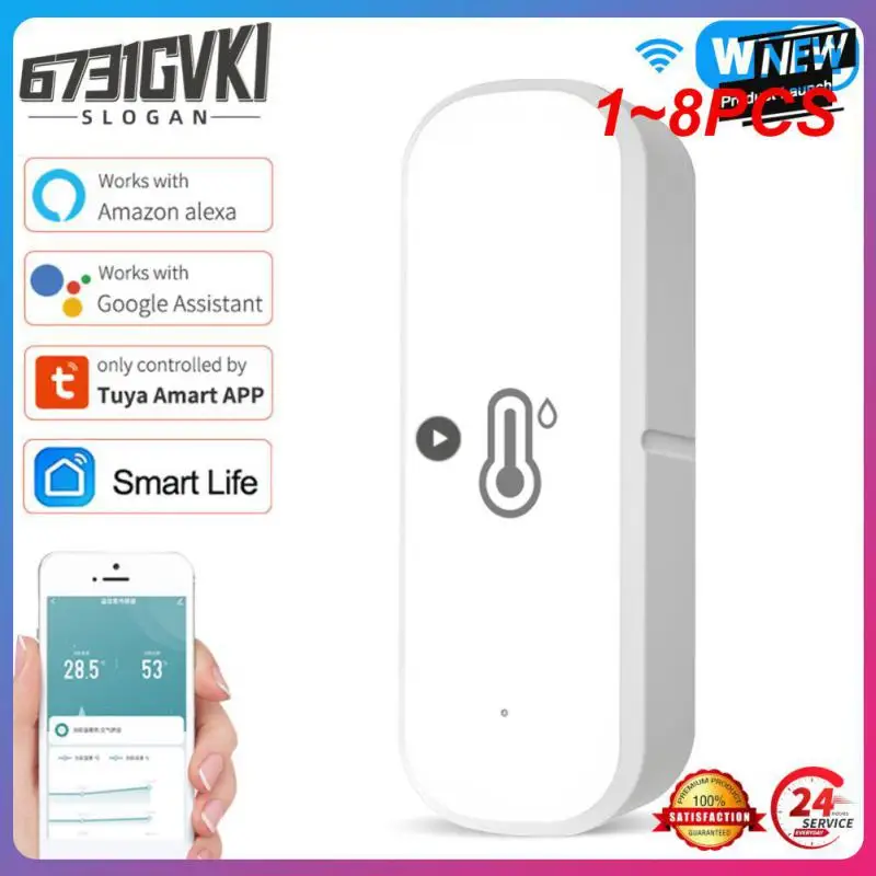 18PCSTuyaWiFiZigBeeSmartTemperatureHumiditySensorSmartHome