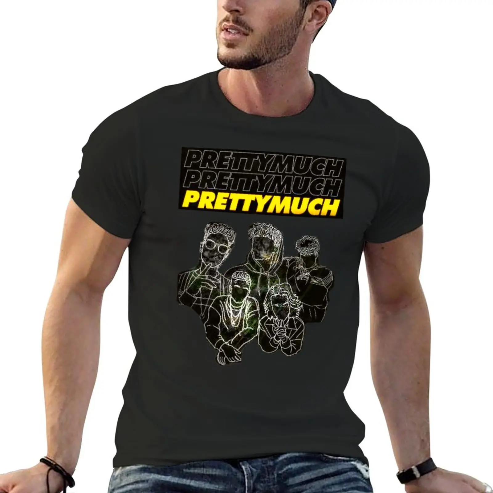 

PRETTYMUCH T-Shirt custom t shirts Aesthetic clothing quick drying t-shirt funny t shirt mens graphic t-shirts anime
