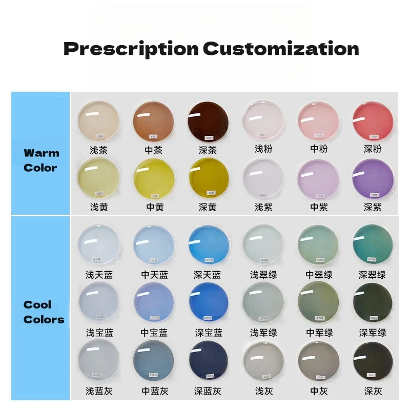 F&middot;DRACON Non-polarized sunglasses 1.56 1.61 1.67 1.74 Anti-UV Blue light Driving Fishing HD CR-39 Prescription Lenses