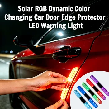 Luci LED Multifunzionali per Auto, Luci di Avvertimento Lampeggianti Anti-Collisione per Porte Posteriori, Luci Atmosfera per Auto, Luci di Avvertimento Colorate