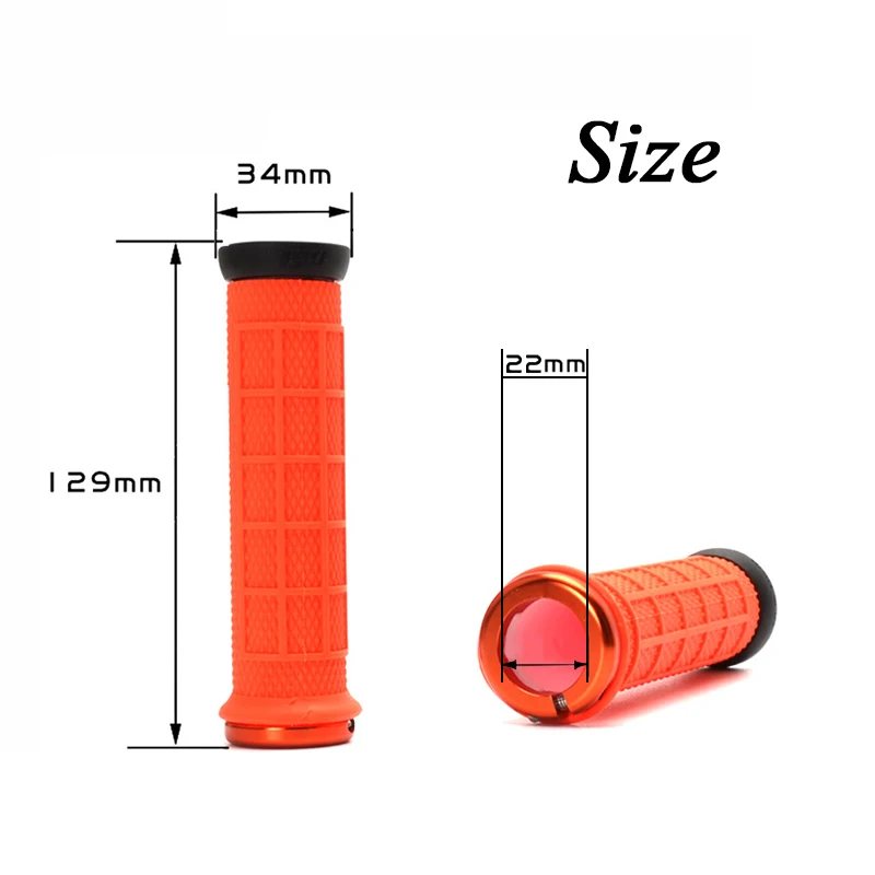 Bike Handlebar Grips Lock Ring Silica Gel for 22.2mm Handlebar Mountain Bike