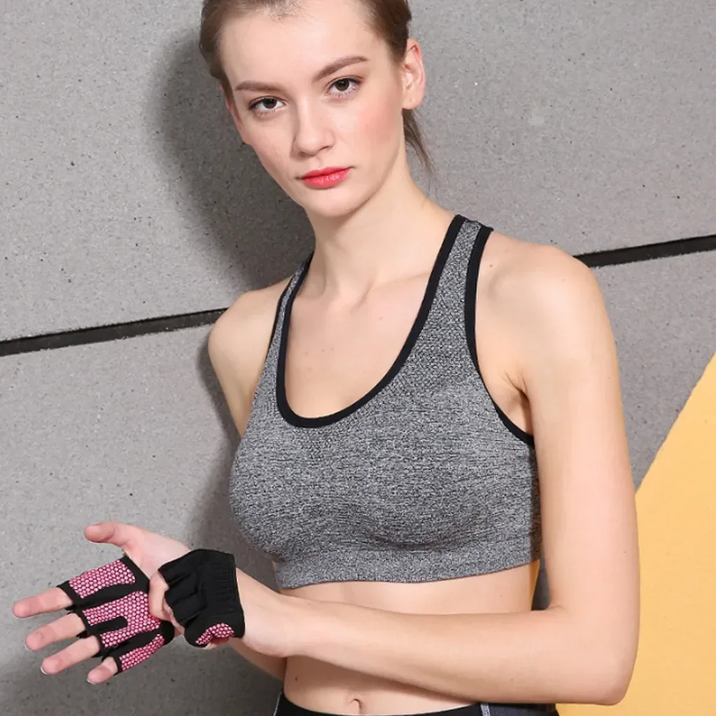 Description Picture 3 of itemGym Fitness Half Finger Gloves Men Women for Crossfit Workout Glove Power Weight Lifting Bodybuilding Hand Protector