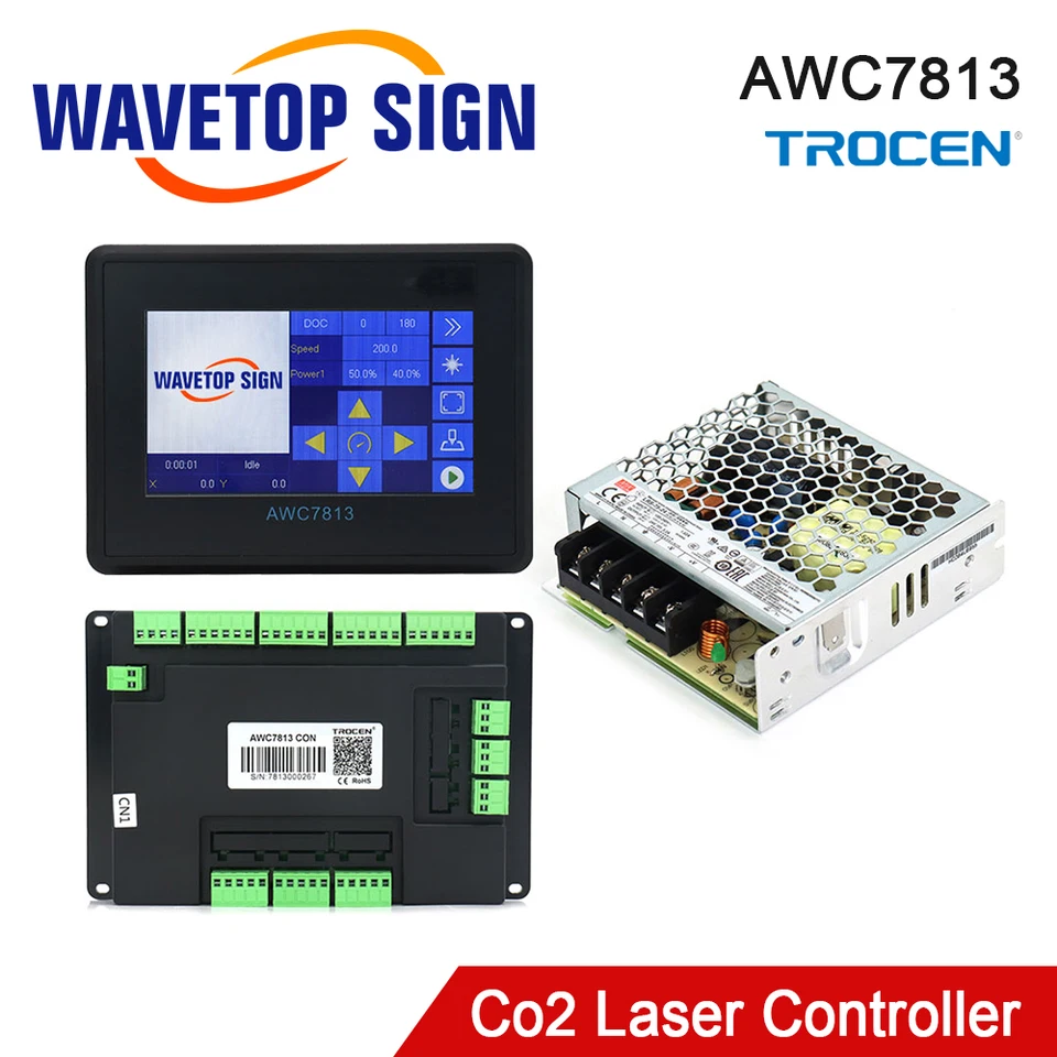 Trocen AWC7813 AWC708S Co2 Laser Controller System for Co2