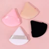 1-60pcs Triangle Velvet Powder Puff Soft Washable Sponge Black Pink Cosmetic Puffs Loose Powder Facial Beauty Makeup Accessories 6