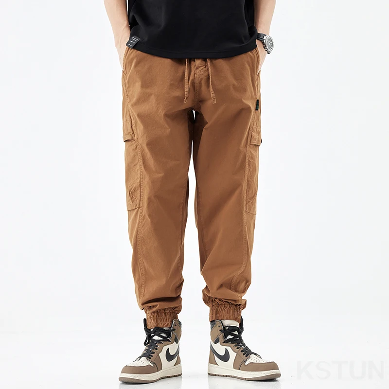 Quality Men Joggers Pants Harem Loose Cargo Pants Casual Sweatpants