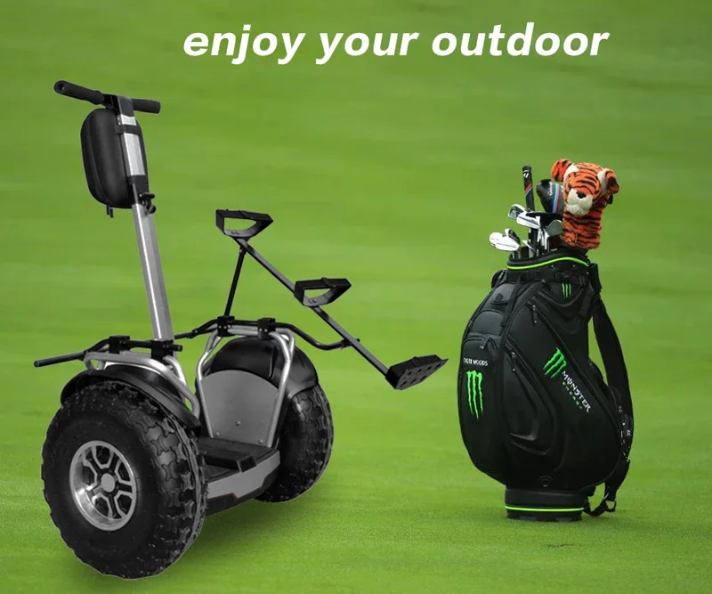 Smart Scooter Electric Chariot with Golf Bag Holder