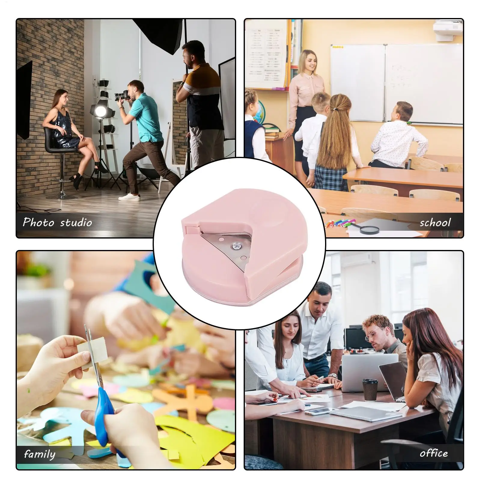 Taglierina per Angoli Arrotondati, Perforatrice per Carta, PVC, Foto e Biglietti da Visita, per Progetti Fai-da-Te e Scrapbooking - immagine 6