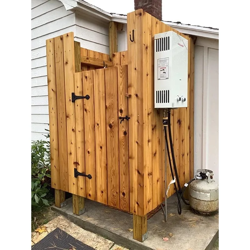 Tankless Water Heater, Gasland Outdoors Propane Water Heater 12L BS318 3.18GPM, Portable Hot Heater for Cabin & Barn