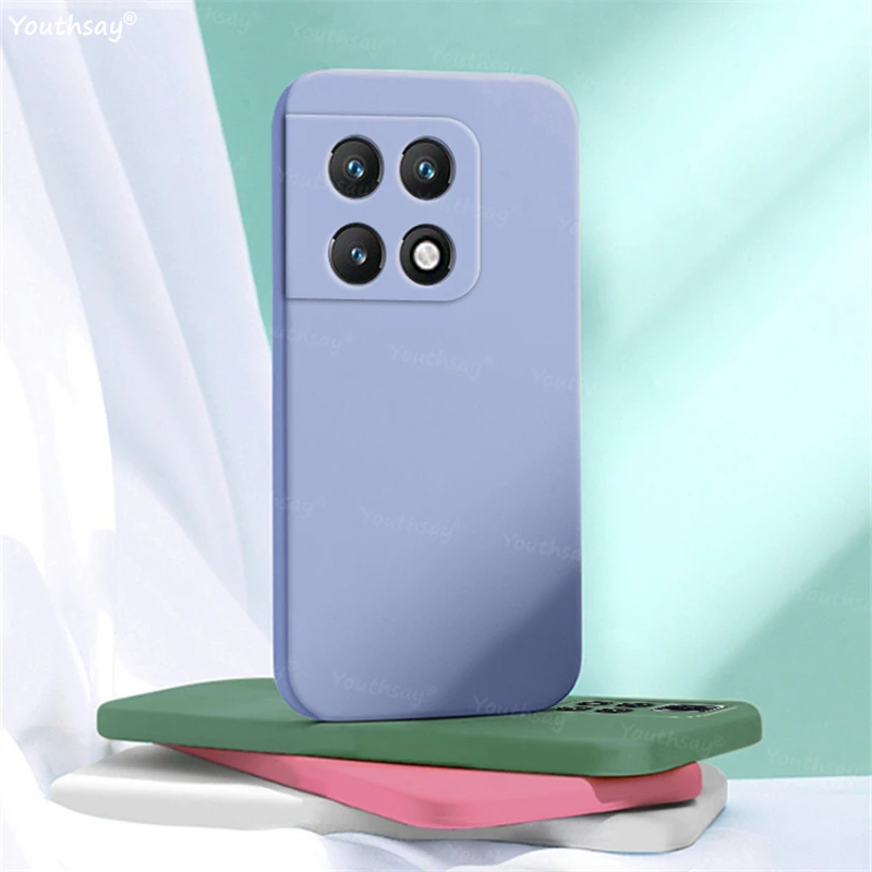 Per Oneplus 10 Pro Custodia Per Oneplus 10 Pro 9Rt 9 Custodia Protettiva In Silicone Liquido Tinta Unita Custodia Morbida In Gomma Per Oneplus 10 Pro 