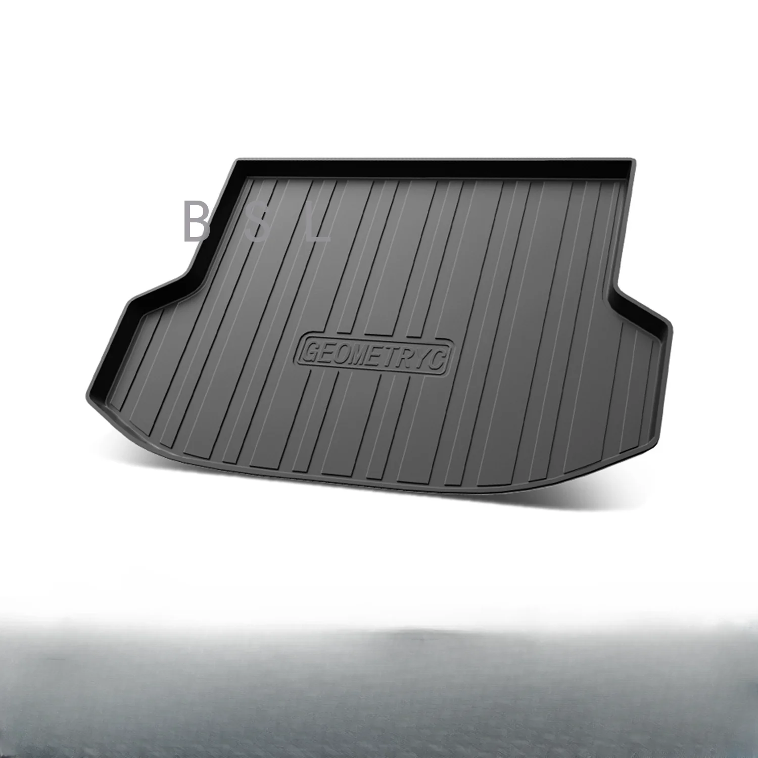 

Коврик для багажника Geely с геометрическим рисунком A C, новый водонепроницаемый износостойкий коврик для багажника с защитой от царапин, автозапчасти версии 19-2023