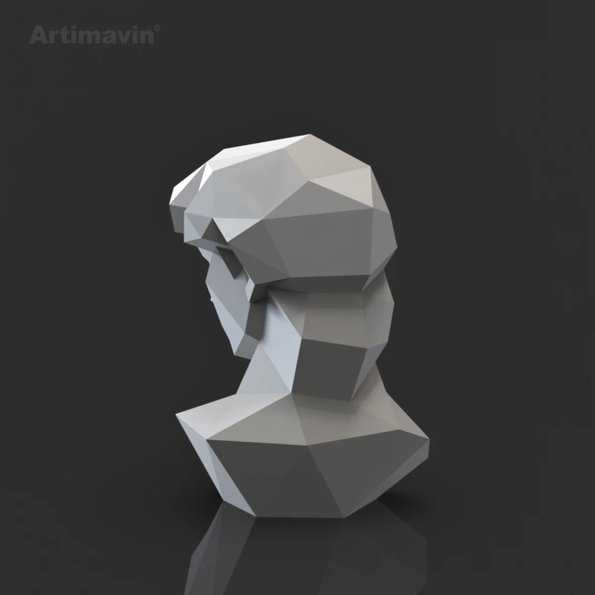 Michelangelo Statue 3d Creative Three-dimensional Origami Ornaments Paper Art Paper Sculpture Decoration Handmade Tide Play