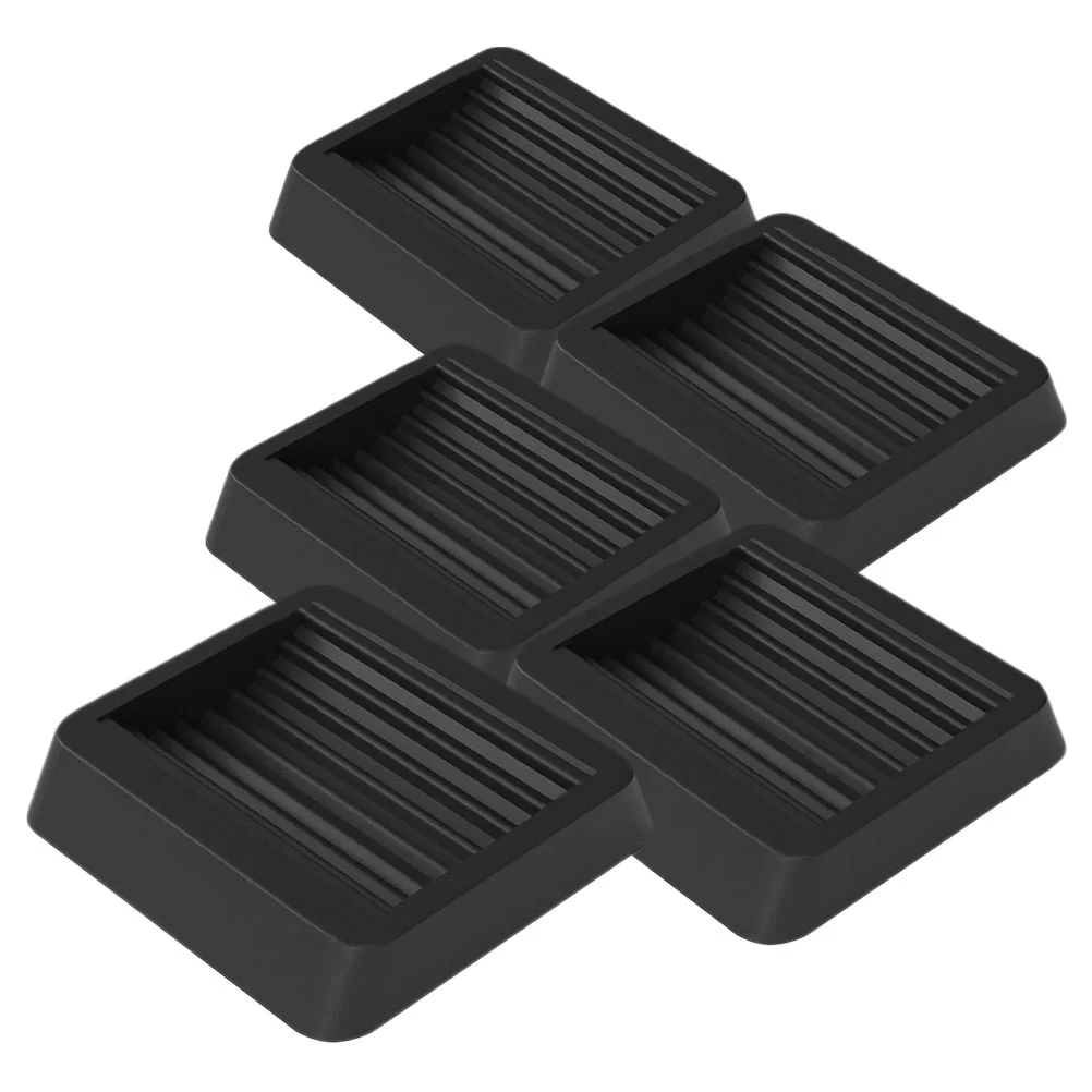 

5 Pcs Bed Wheel Stopper Stoppers Prevent Sliding Roller Skating Chair Fixing Pad Office Caster Wheels