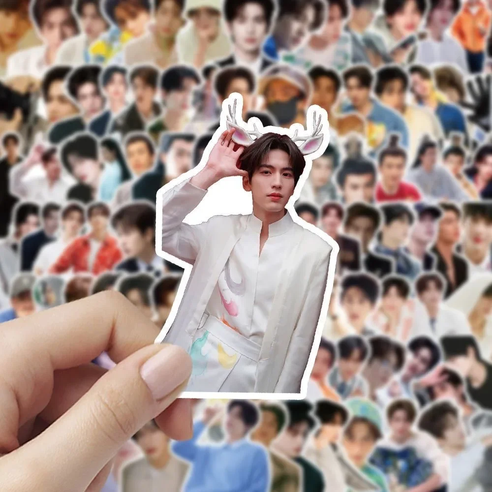 100PC/SET Zhang Linghe Poster Humanoid Stickers Hot TV Character Drama Stills Hand Account Materials Pad Computer Cellphone DIY