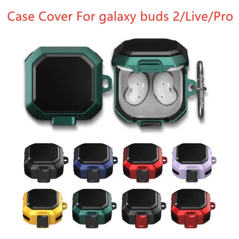 Samsung Buds 2 Custodie Cover Per Samsung Galaxy Buds Live/Pro/2 Custodia Secure Lock Design Cover Opaca