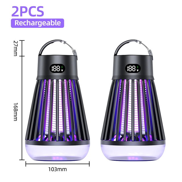 2Pcs Mosquito Lamp B