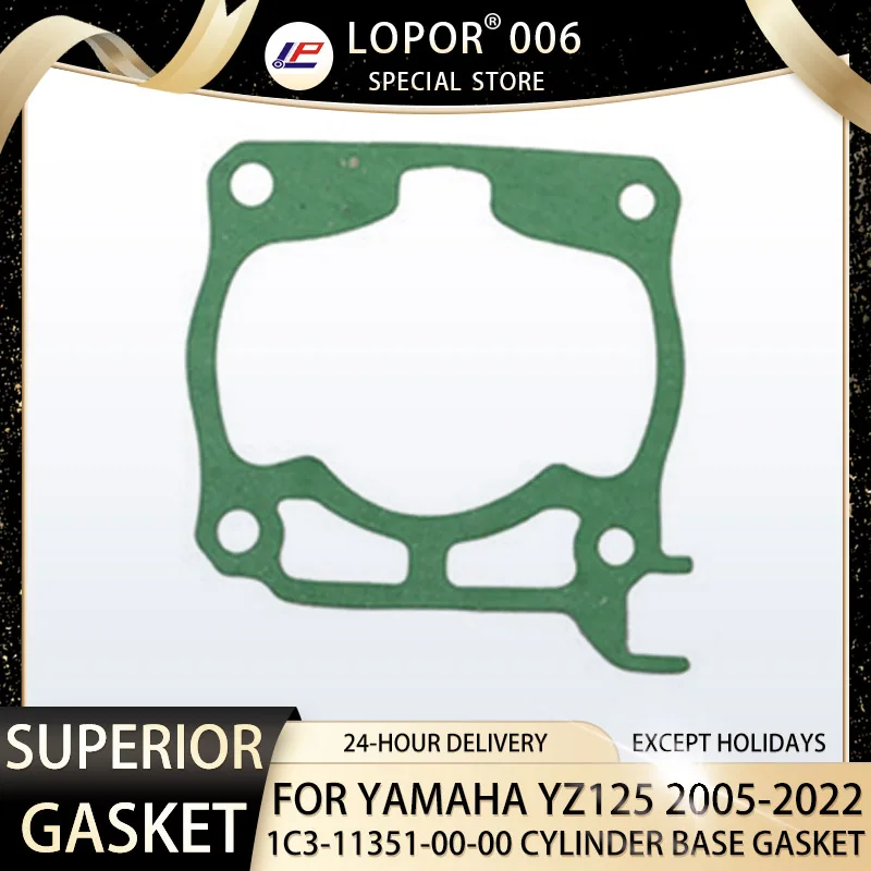 Guarnizione Della Base Del Cilindro Del Motore Del Motociclo Lopor Per Yamaha Yz125 2005-2022 Yz 125 Muslimate