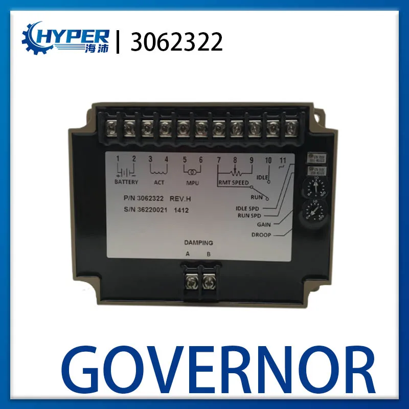 

Engine Governor Speed Controller 3062322 EFC3062322 Generator Speed Control Unit Compatible for Engine KTA50 KTA38 KTA19