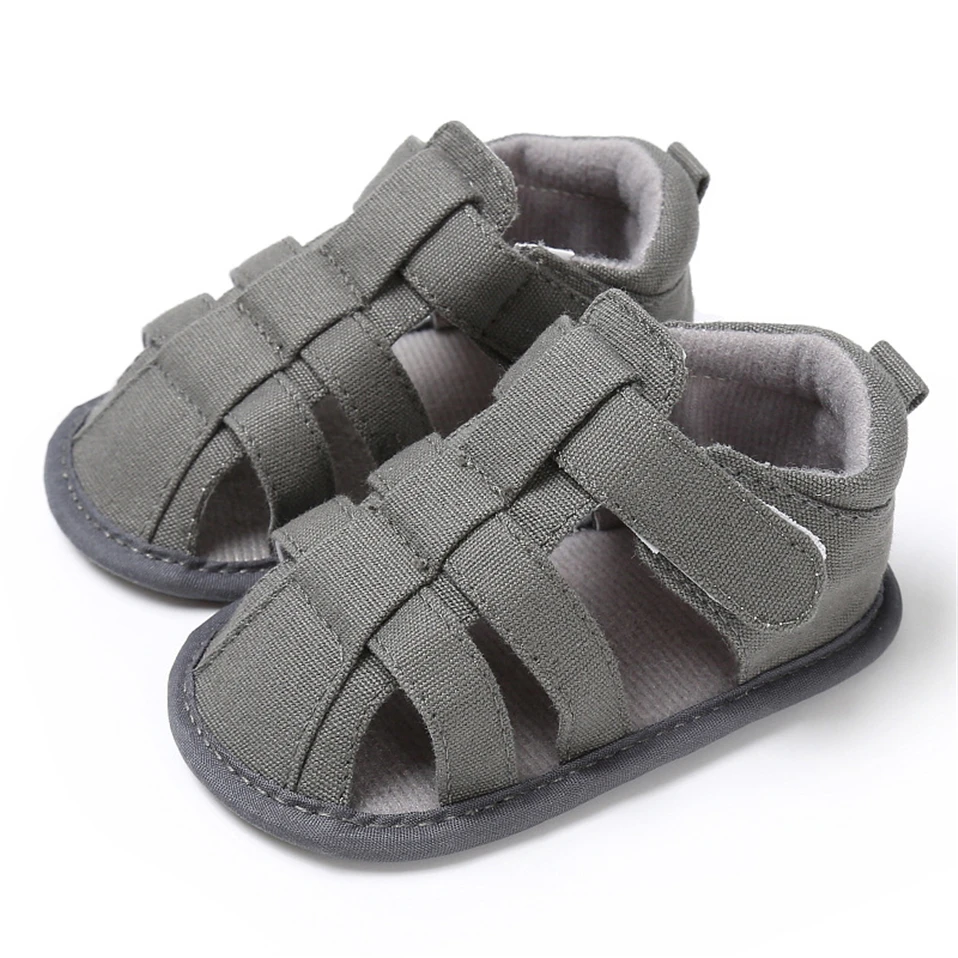 Soild Summer Sandals Boys Toddler Infant Newborn Kids Baby Boys Canvas Soft Sole Crib Shoes Fashion Baby Shoes kids shoes,kids sandals,baby sandals,sandals and clogs