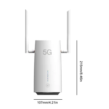 5G LTE CPE Wifi Router Dual Band 2.4Ghz/5GHz Wireless Router Repeater 4G SIM Card Router Wireless Modem Hotspot for Home Office 6