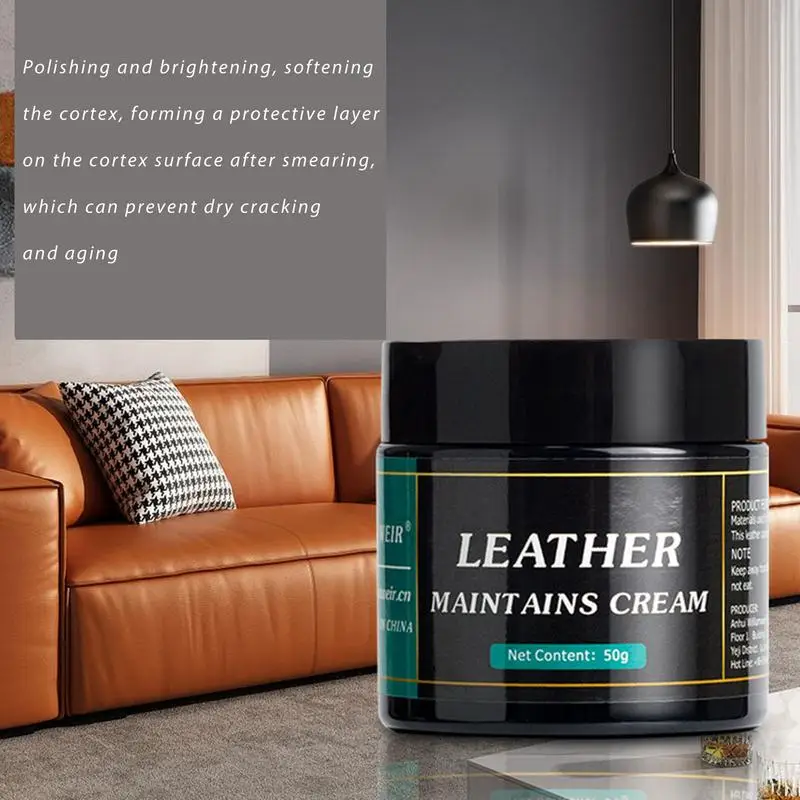 2x Leather Recoloring Balm Repair Leather Color Restorer Furniture