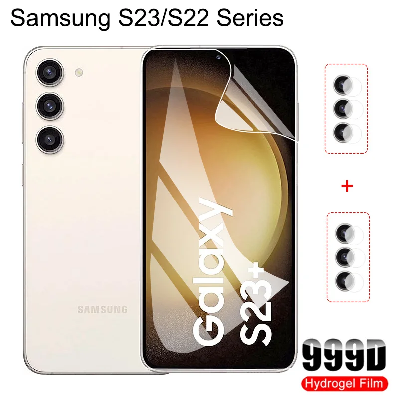 Samsung S23 Idrogel Pellicola Per Samsung Galaxy S23 S22 Ultra Protezioni Di Schermo Idrogel Samsung S 22 S 23 Plus Hydrogel Screen Protector Samsung 