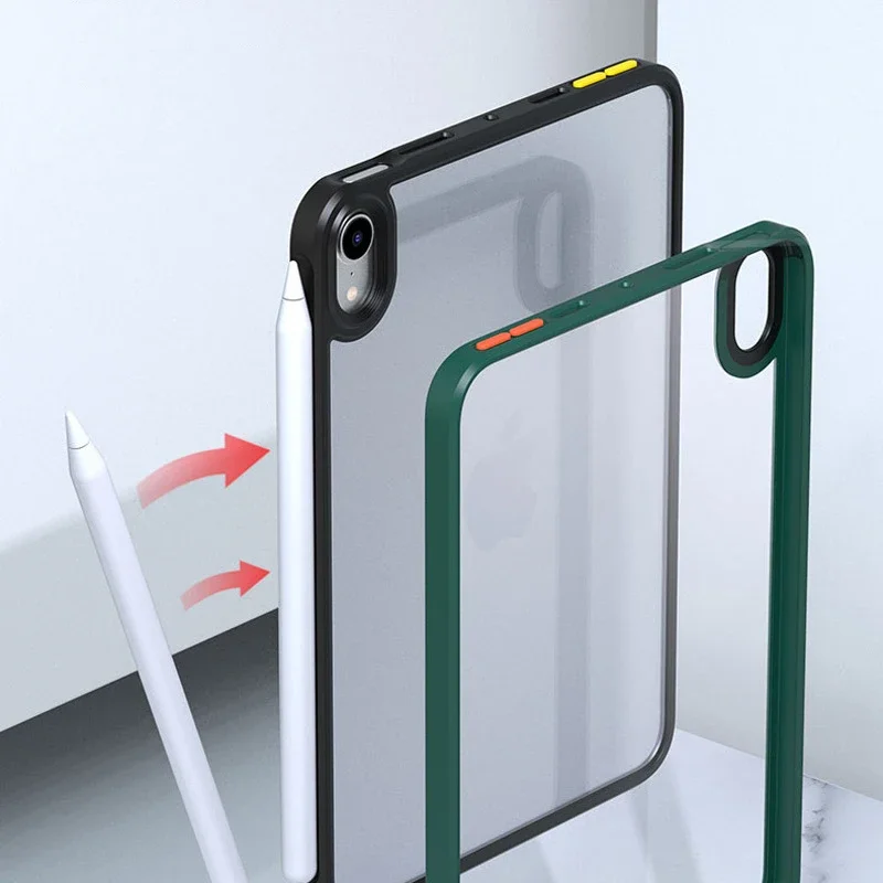 Crystal Clear Transparent Case Sleeve for Tablets - Durable Hard Cover
