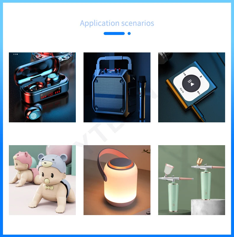 3.7V 500mAh 902030 Polymer Lithium Battery Rechargeable for Consumer electronics toys LED Lights Bluetooth Speakers ph2.0 plug - 6
