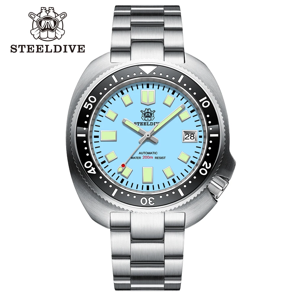 2nd diver タイプ STEELDIVE 自動巻きダイバーズウォッチ