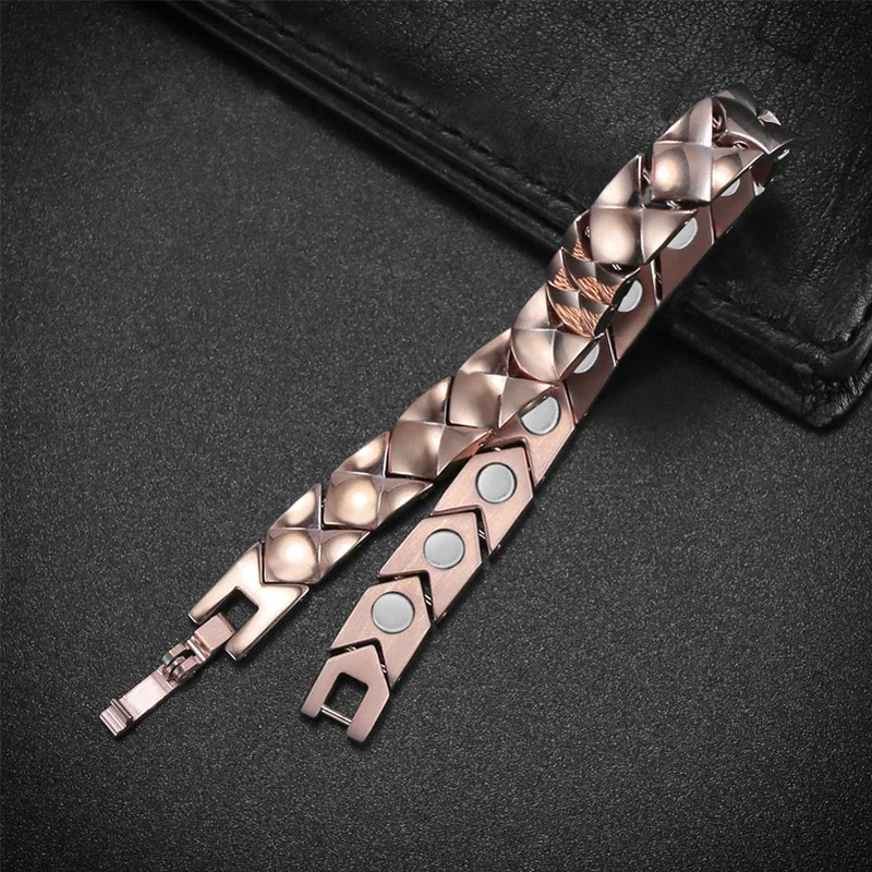 ARADOO Pure Titanium Bracelet 3500 Gauss Magnetic Slimming Therapy Bracelet